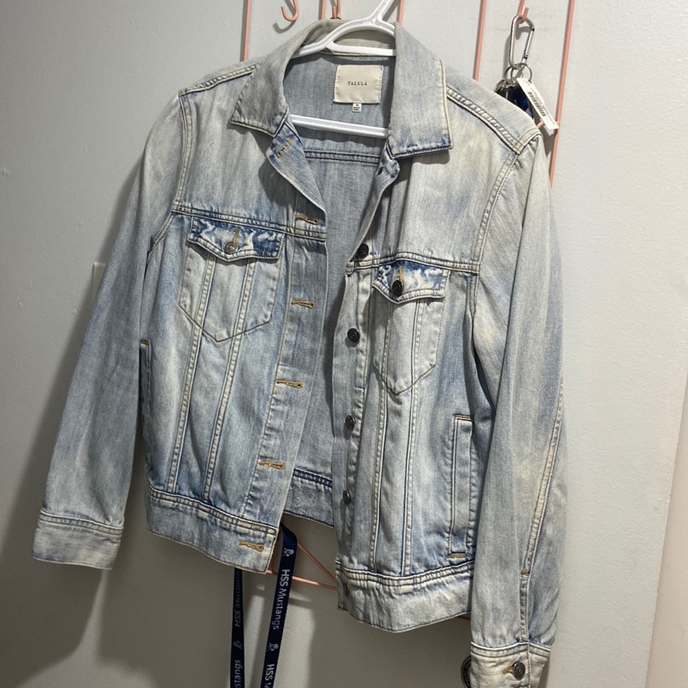 Light wash denim Aritzia jacket